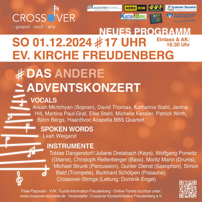 Crossover - das ander Adventskonzert